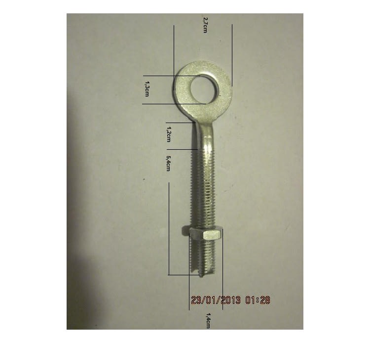 Tirante Tensor de Ajuste Eje Cadena ATV 9,4cm DI13mm Par3