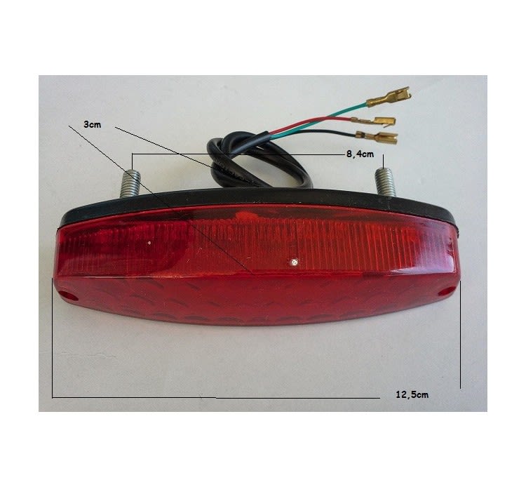 Foco Luz trasera led 12,5 x 3,51