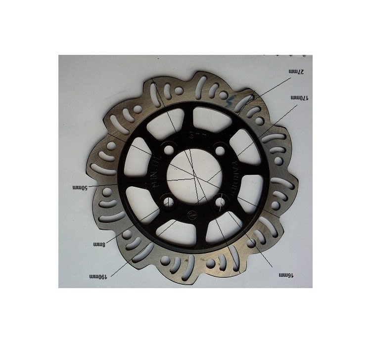 Disco freno 4P66-DI50mm-DE190mm-ESP3mm3