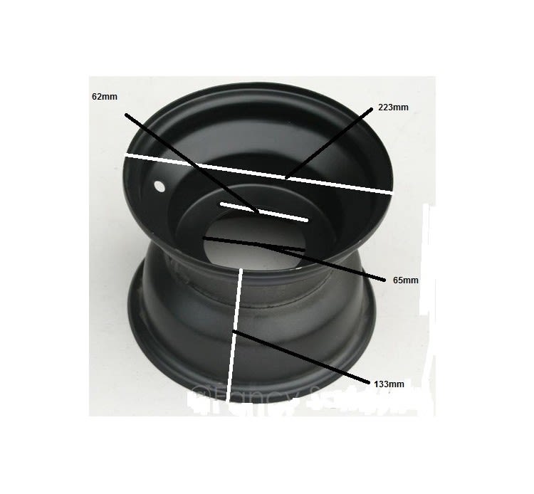 Llanta 08D 4P62mm 133AN x 225AL DI-65 Negro2