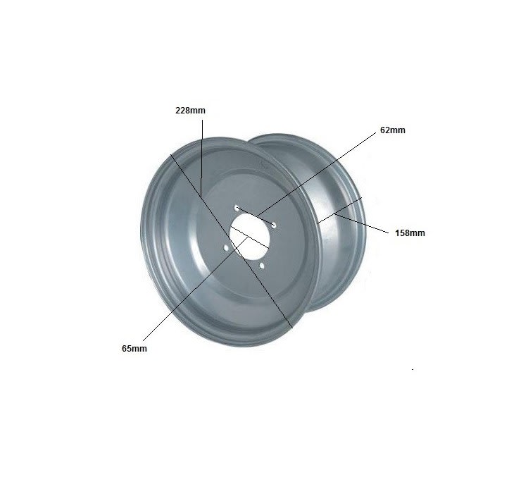 Llanta 08D 4P62mm 158AN x 228AL DI-65 Aluminio3