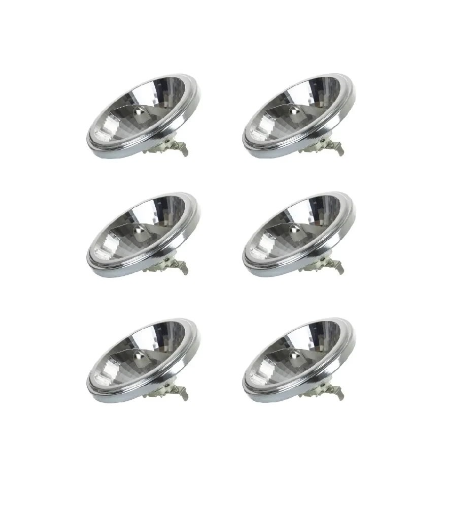 6 Lámparas Alógenas Hl111 12v G53 24° 75w 0
