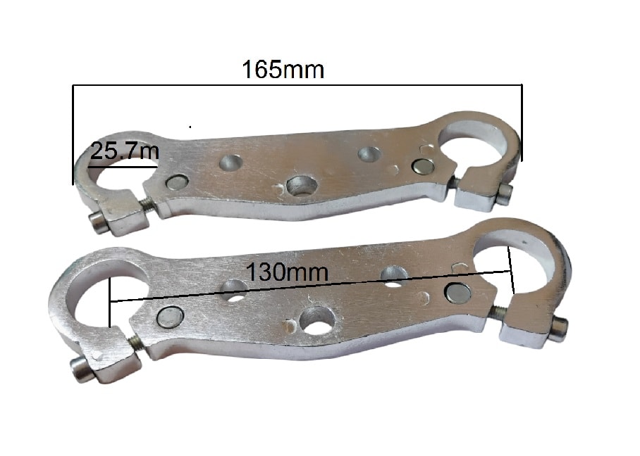 Abrazadera de Arbol Triple de Horquilla Trasera 49cc Par6