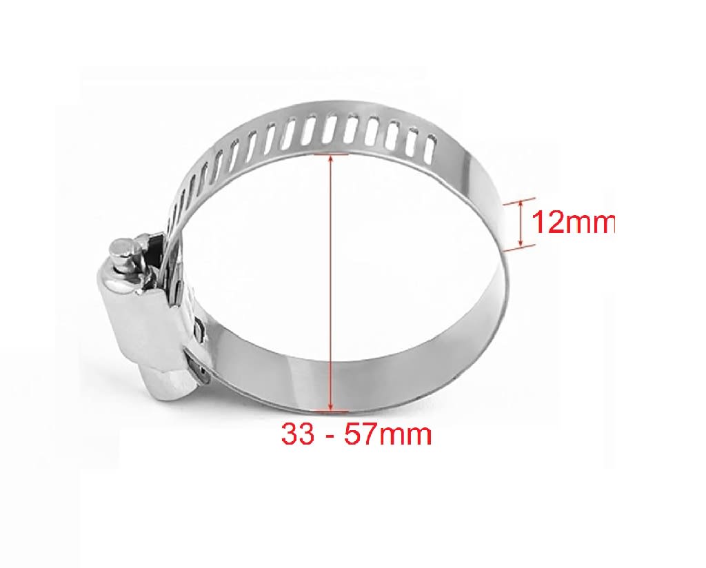 Abrazadera Tubo 304 33-57mm3