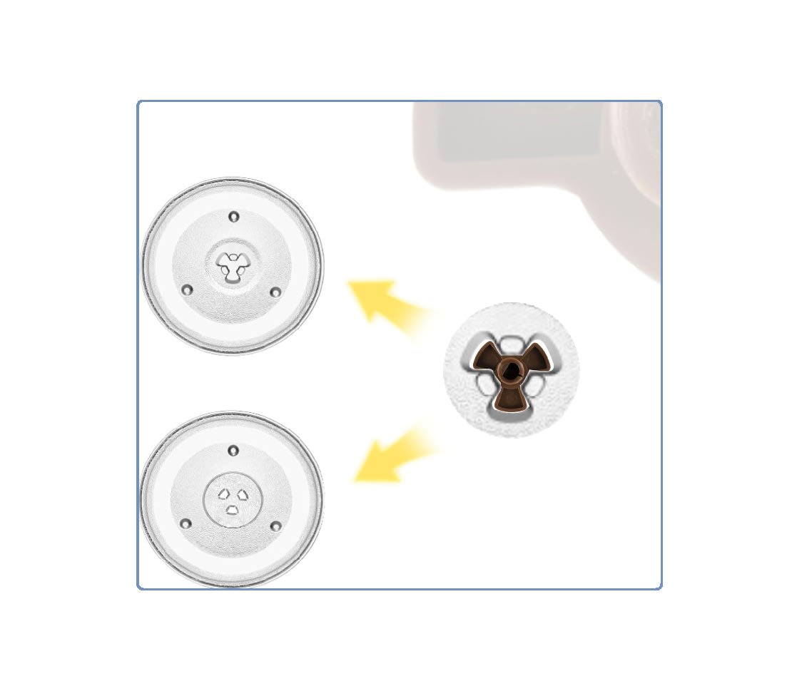 Acoplador Giratorio para Microondas Marrón5