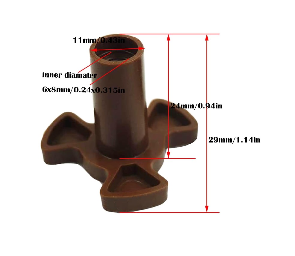 Acoplador Giratorio para Microondas Marrón4