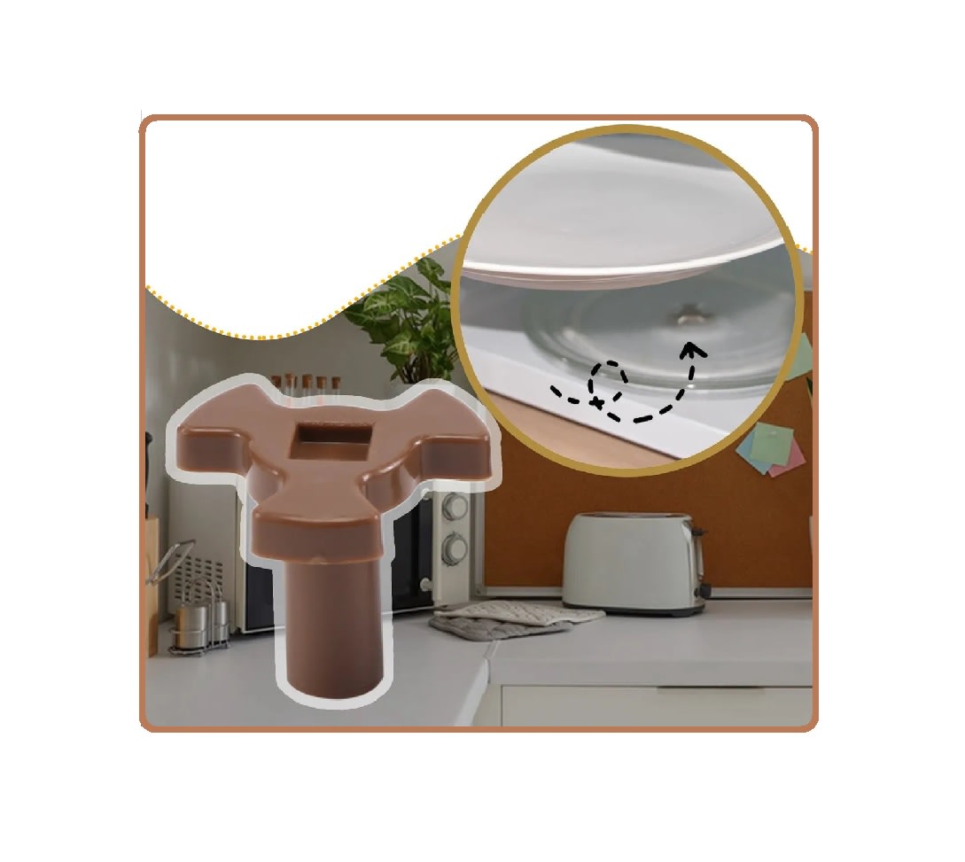 Acoplador Giratorio para Microondas Marrón6
