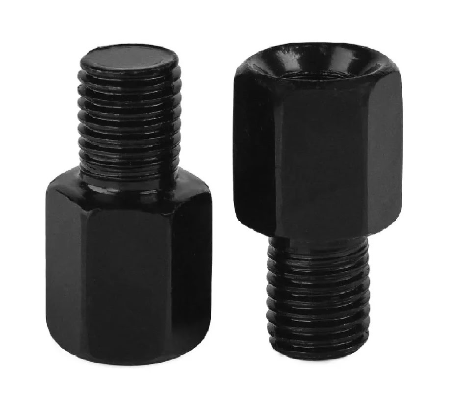 Adaptador Porta Espejo 10mm a 8mm Hilo Derecho Moto ATV x 2Unid. 0