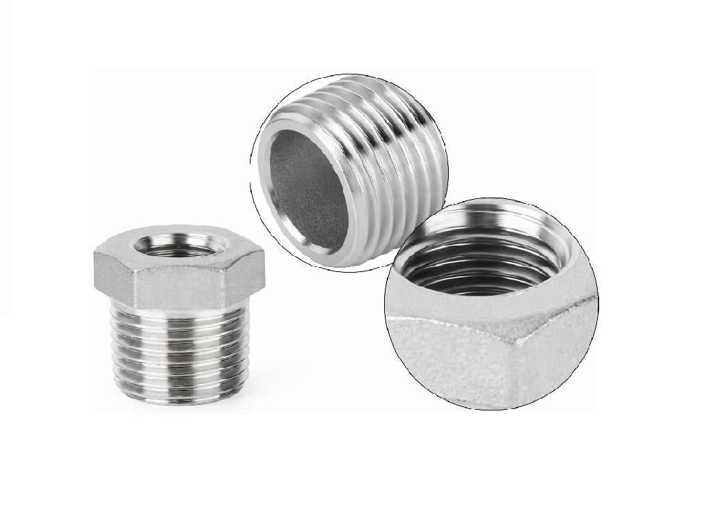 Adaptador Reductor Bushing He 20mm A Hi 16mm Acero Inox.4