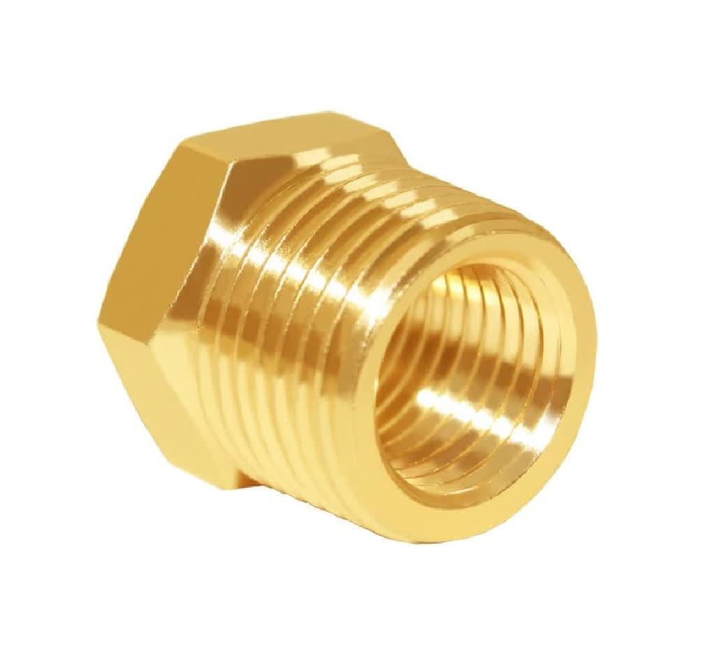 Adaptador Reductor Bushing He 1/2 A Hi 3/8 Latón3