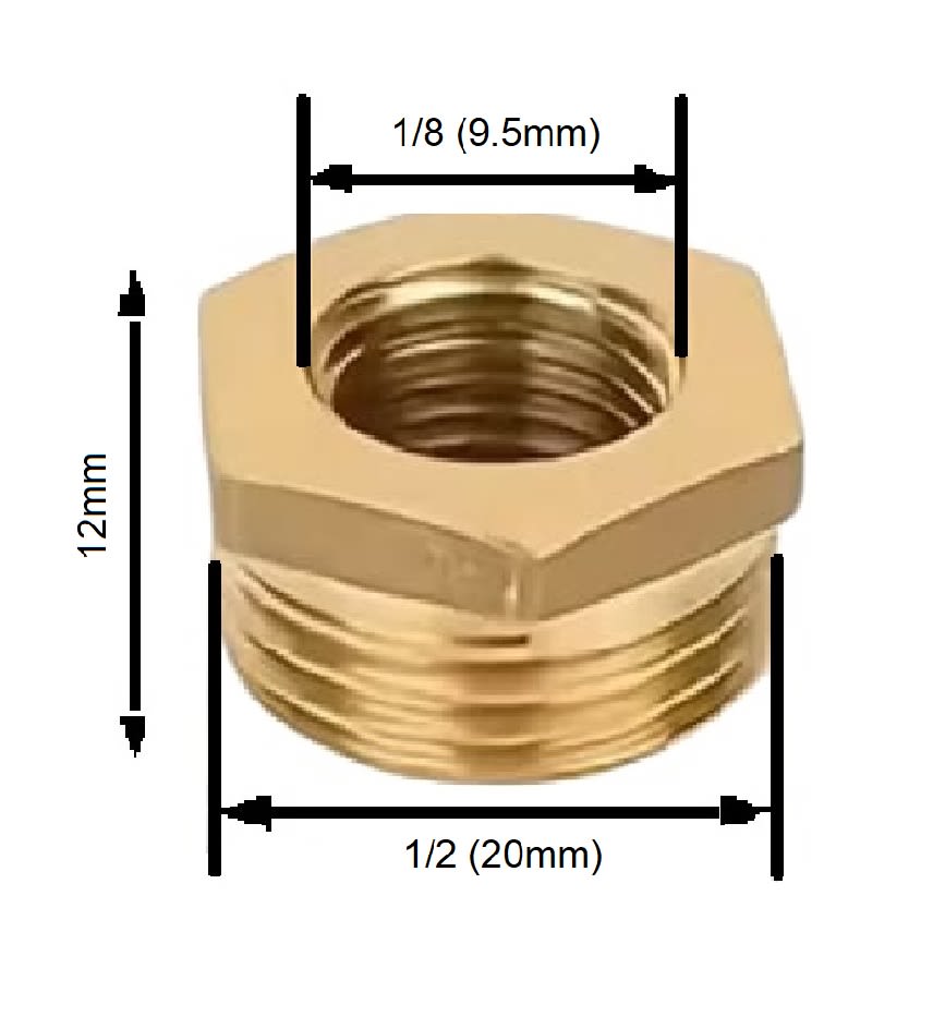 Adaptador Reductor Bushing He 1/2 A Hi 1/85