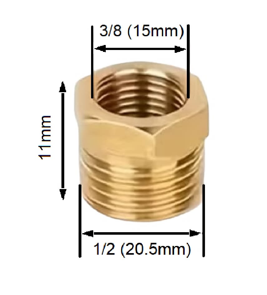Adaptador Reductor Bushing He 1/2 A Hi 3/85