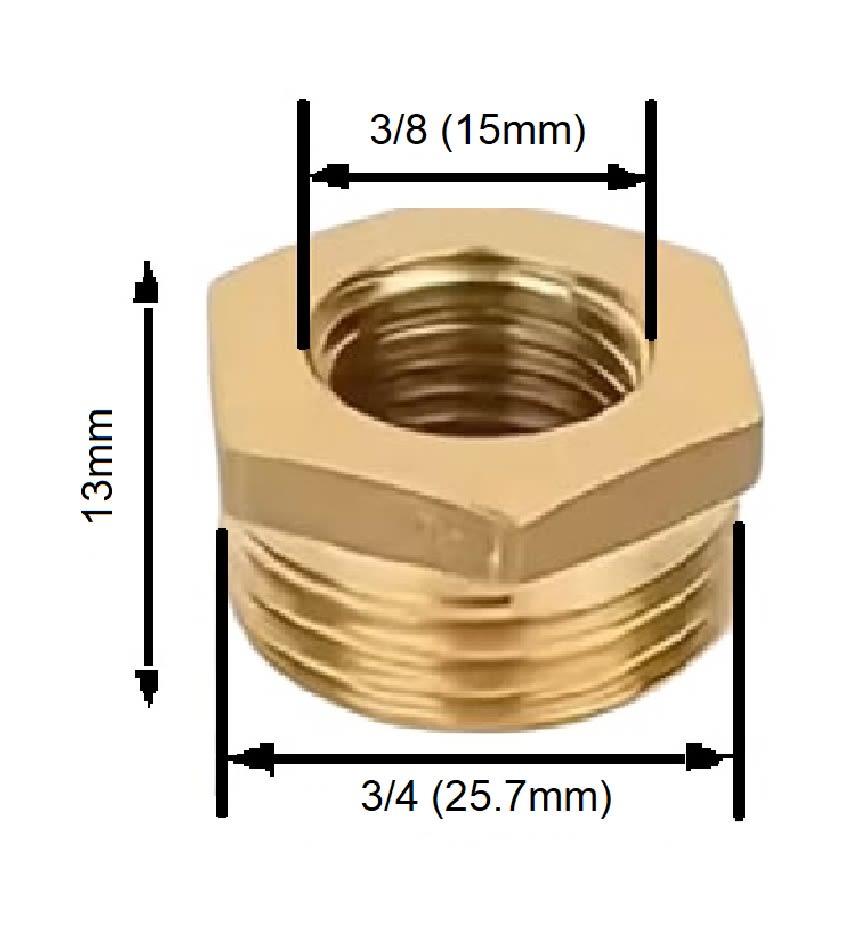 Adaptador Reductor Bushing He 3/4 A Hi 385