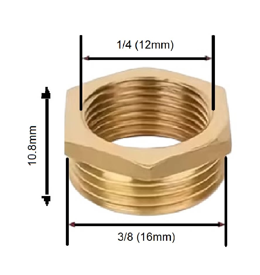 Adaptador Reductor Bushing He 3/8 A Hi 1/45