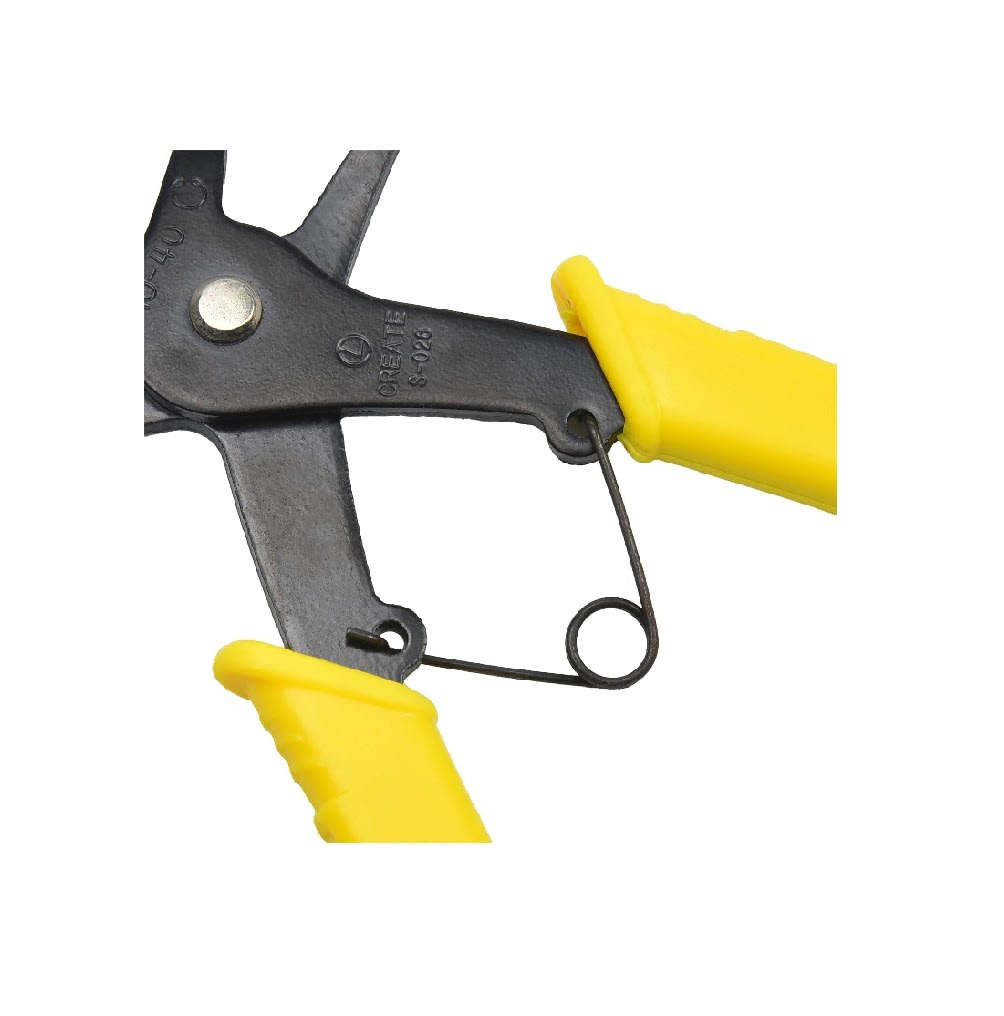 Alicate Anillo Retención Doble Propósito Amarillo2