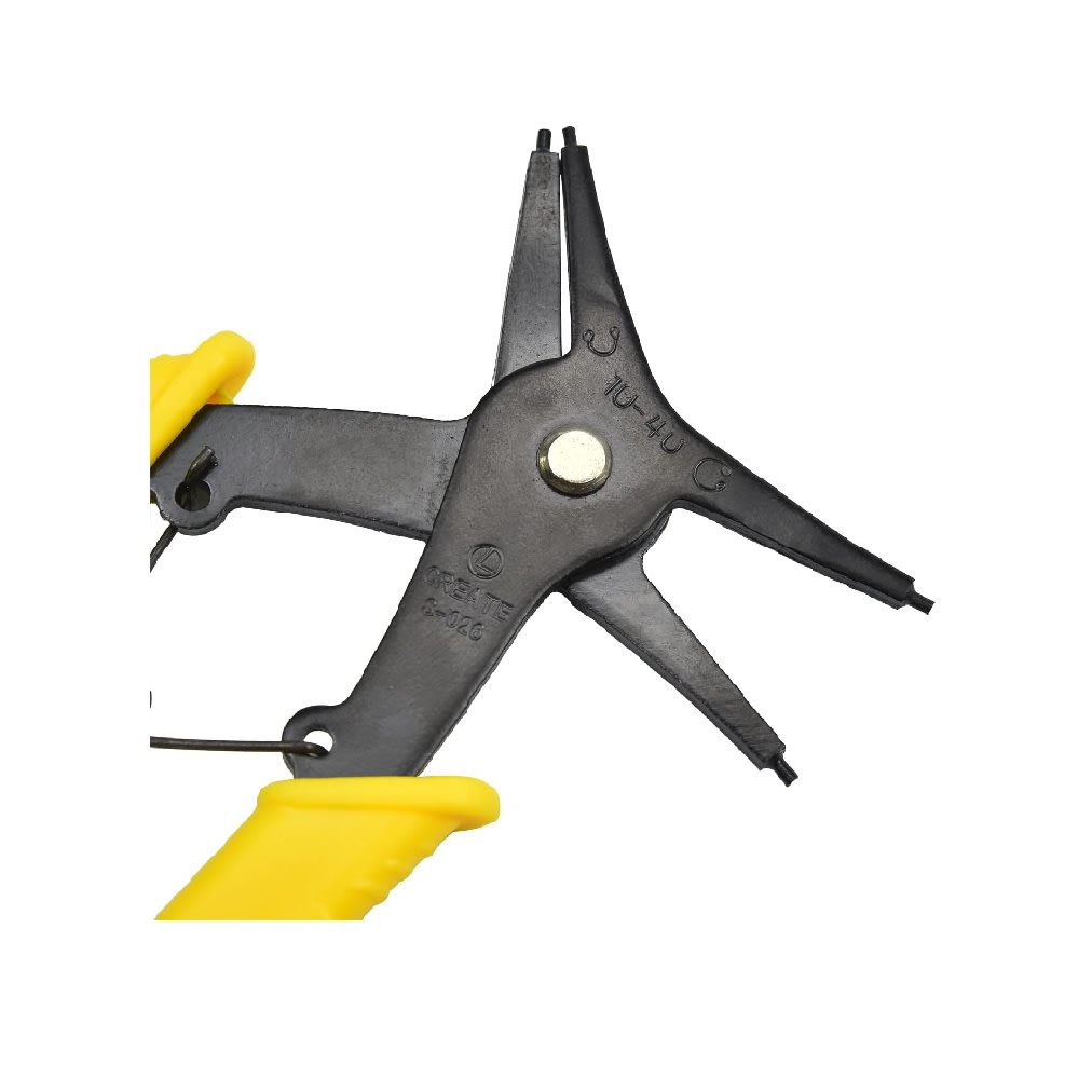 Alicate Anillo Retención Doble Propósito Amarillo3