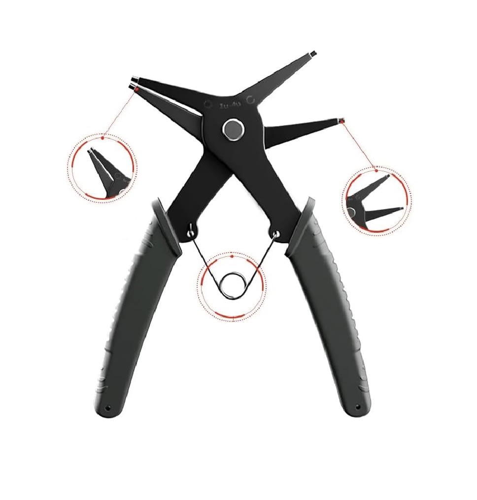 Alicate Anillo Retención Doble Propósito Negro3