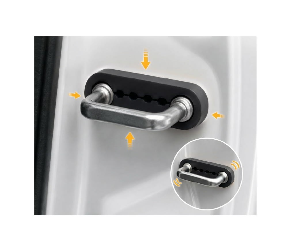 Almohadilla Protectora para Pestillo Cerradura Puerta Coche5
