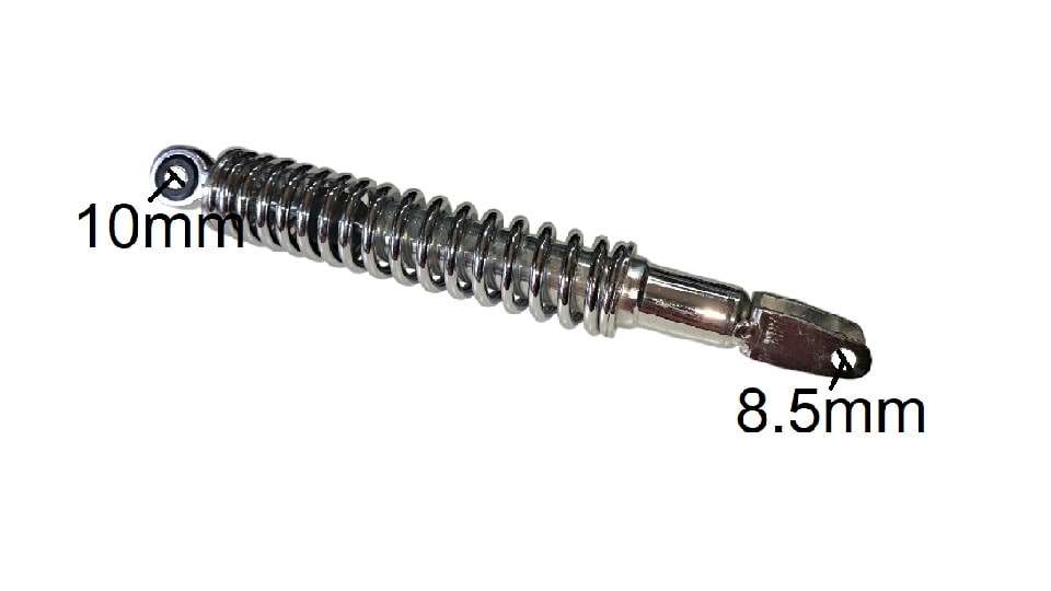Amortiguador Trasero LT-39cm R10 DI-8.5mm Cromado5