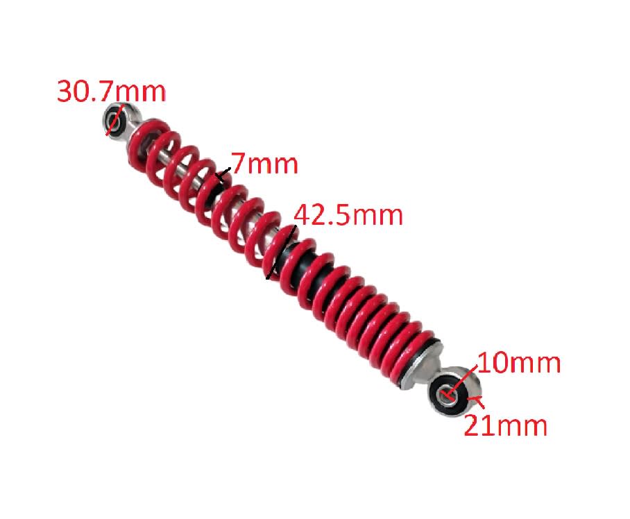 Amortiguador LT 360cm 42.5x325cm R7 DI-10mm Rojo2