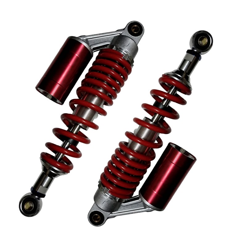 Amortiguador Trasero 350mm LT-38cm R8 DI-10mm Rojo Par3