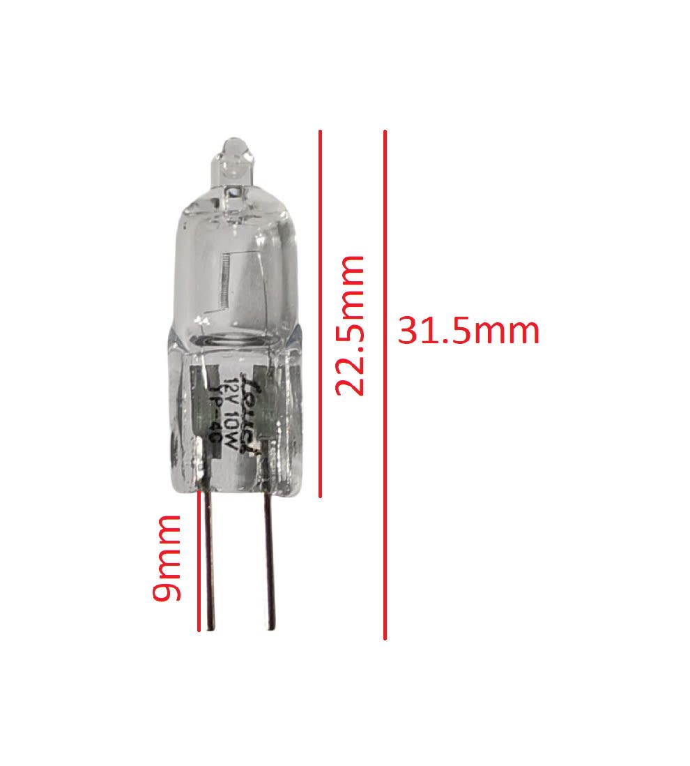 Ampolleta Bombilla Halógena Compacta Baja Presion G4 12V 10W5