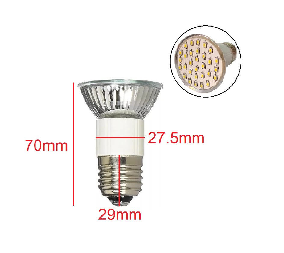 Ampolleta E27 220v 30 LED4
