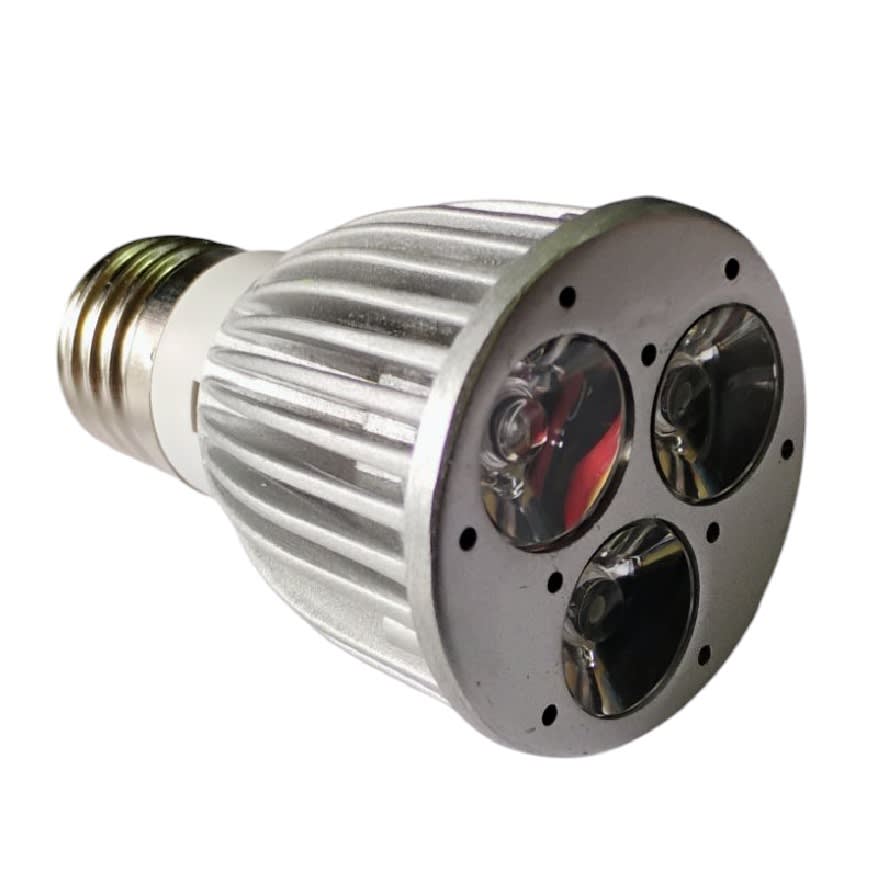 Ampolleta E27 240v 3 LED x 1W10