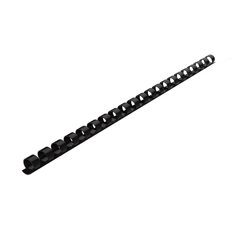 100 Anillas Rectangular 12mm Negro Para Encuadernado4
