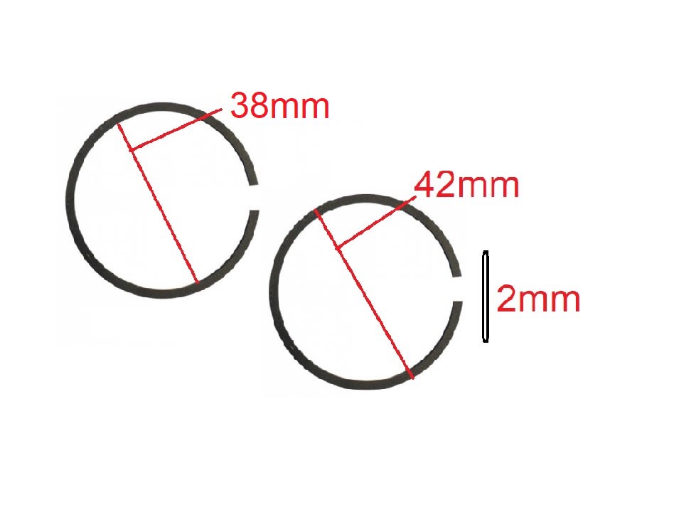 Anillo Piston Motor Bici DI-38mm1