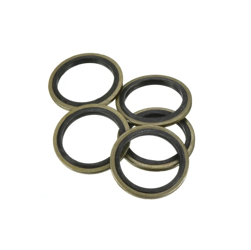Arandela Tapón Drenaje Aceite Goma-metálica 14.5mm X 5 Unid 0