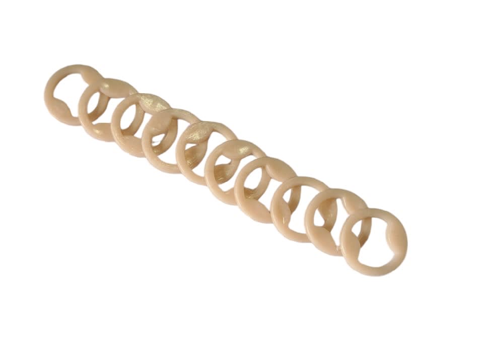 Argolla Pasador Sosten Beige x 10 Unid.3