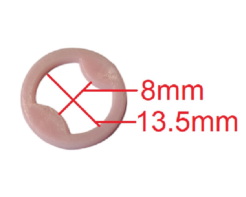 Argolla Pasador Sosten Rosado x 10 Unid.5