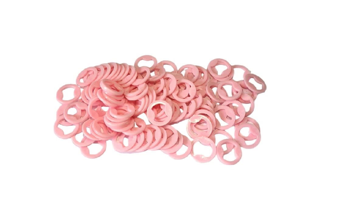 Argolla Pasador Sosten Rosado x 10 Unid.1