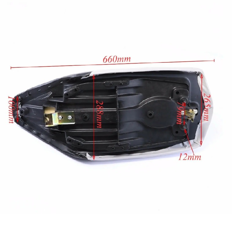Asiento cuadrimoto Atv 66 x 28 B/Color 200-250cc2