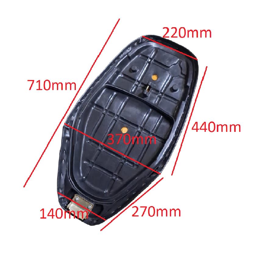 Asiento Moto Scooter 710mm5