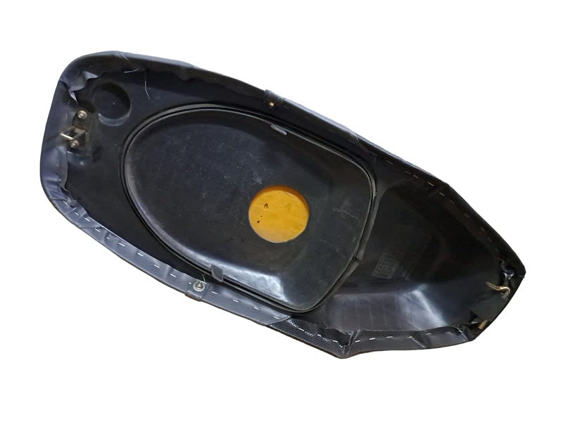 Asiento Moto Scooter Gris/Negro2