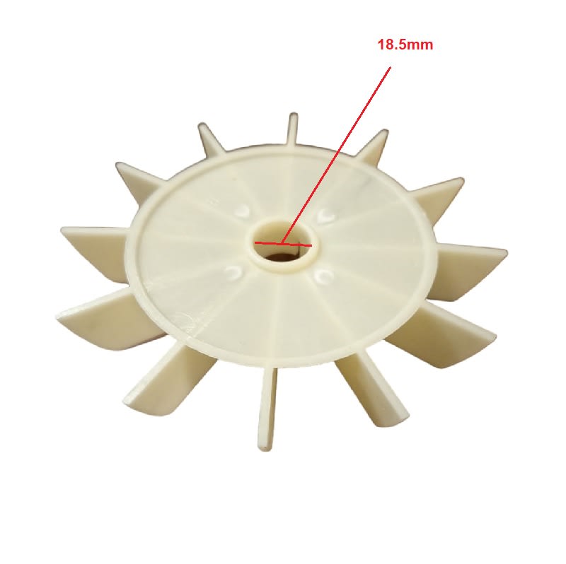 Aspa Ventilador Bomba de agua 141.7mm eje 18.5mm2