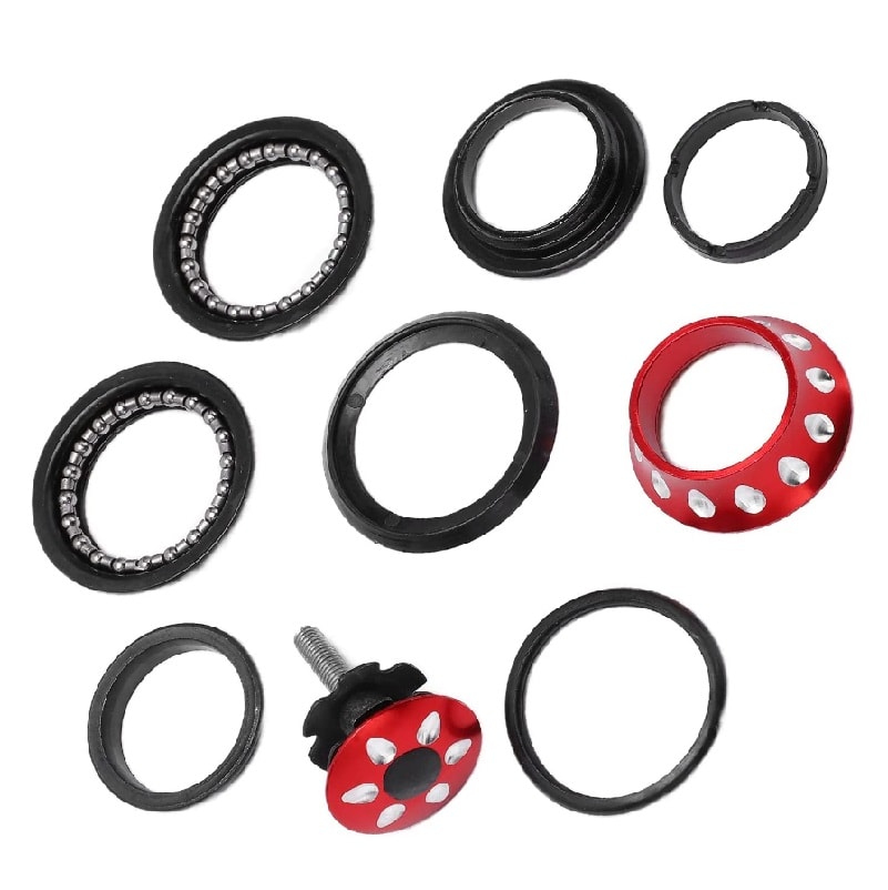 Auriculares de Bicicleta con Rodamientos Rojo7