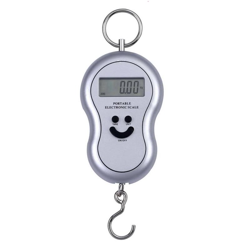 Balanza Pesa Portable 10g/50kg Plateado1