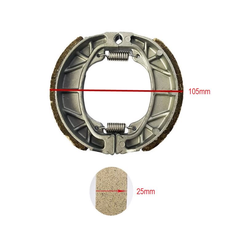 Balatas Patín de Freno CG 1255