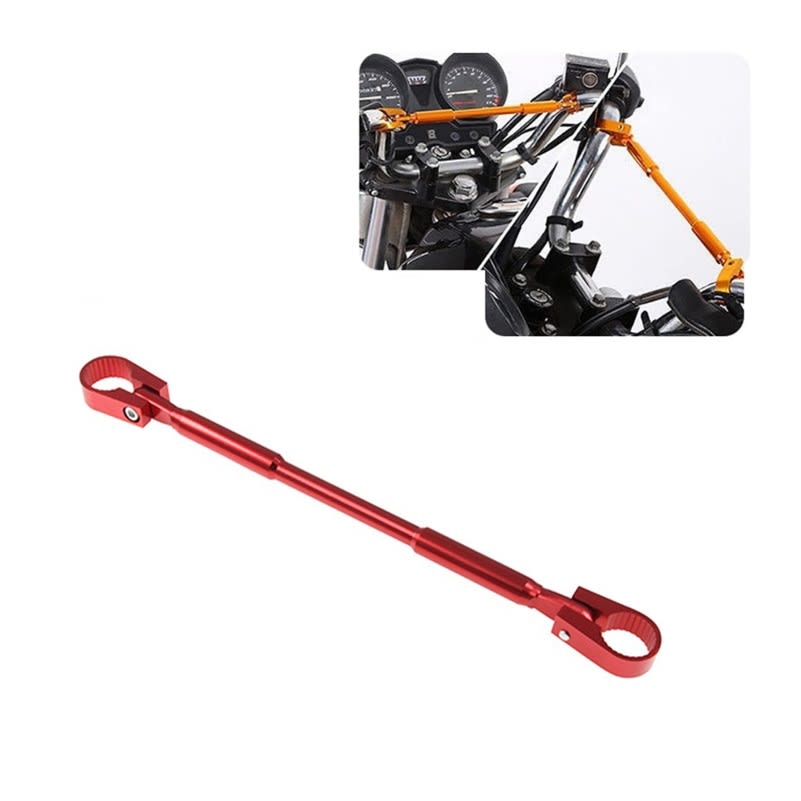 Barra Tensor Manubrio fijo 240mm LT300mm DI22mm Color Rojo1