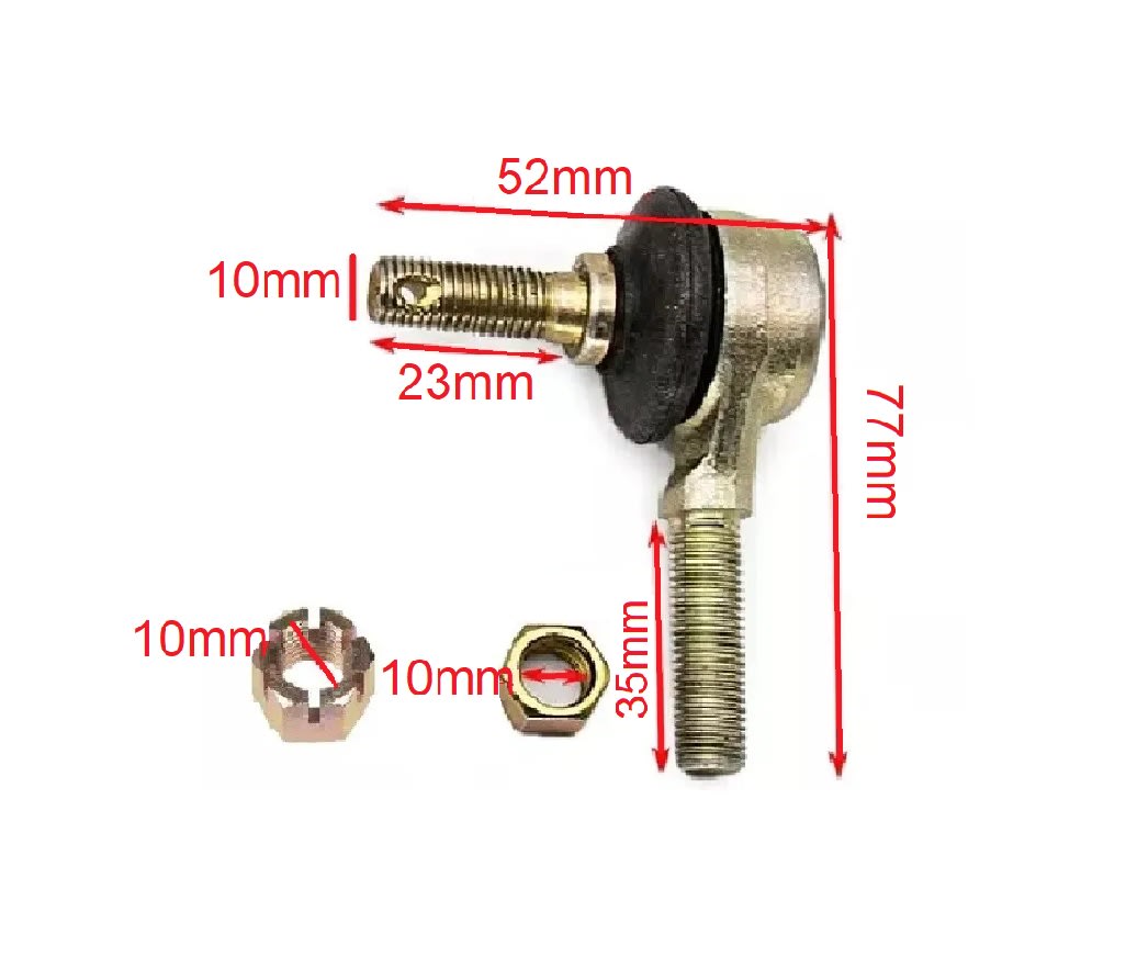 Barra Terminal Dirección EJ-190 L1-265-L2-290 LT-320mm Moto ATV5