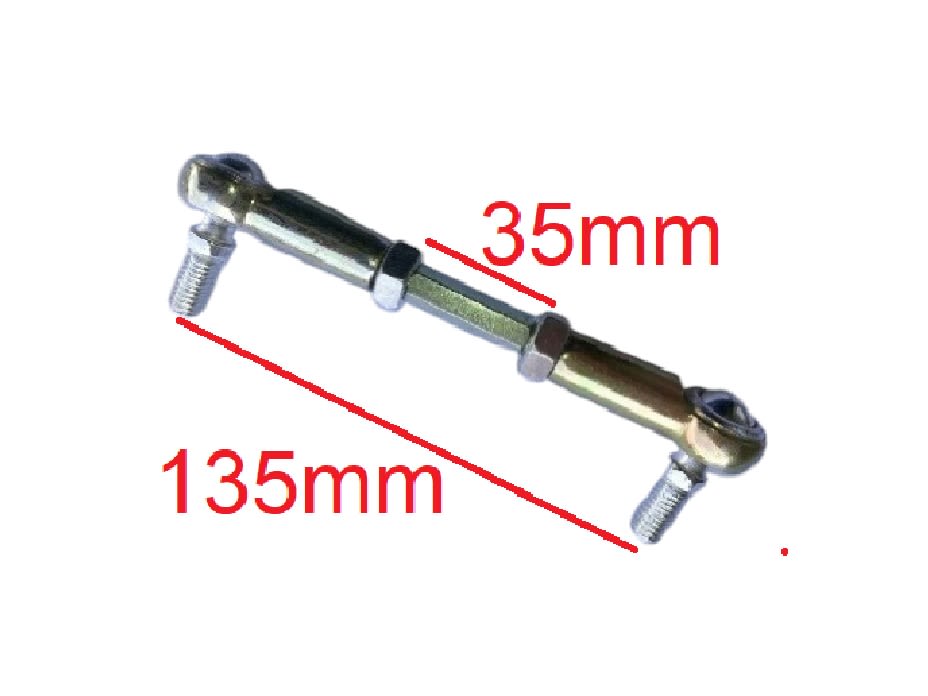 Barra Terminal Dirección EJ-35 L1-135-L2-160 e Hilo 10mm Moto ATV6