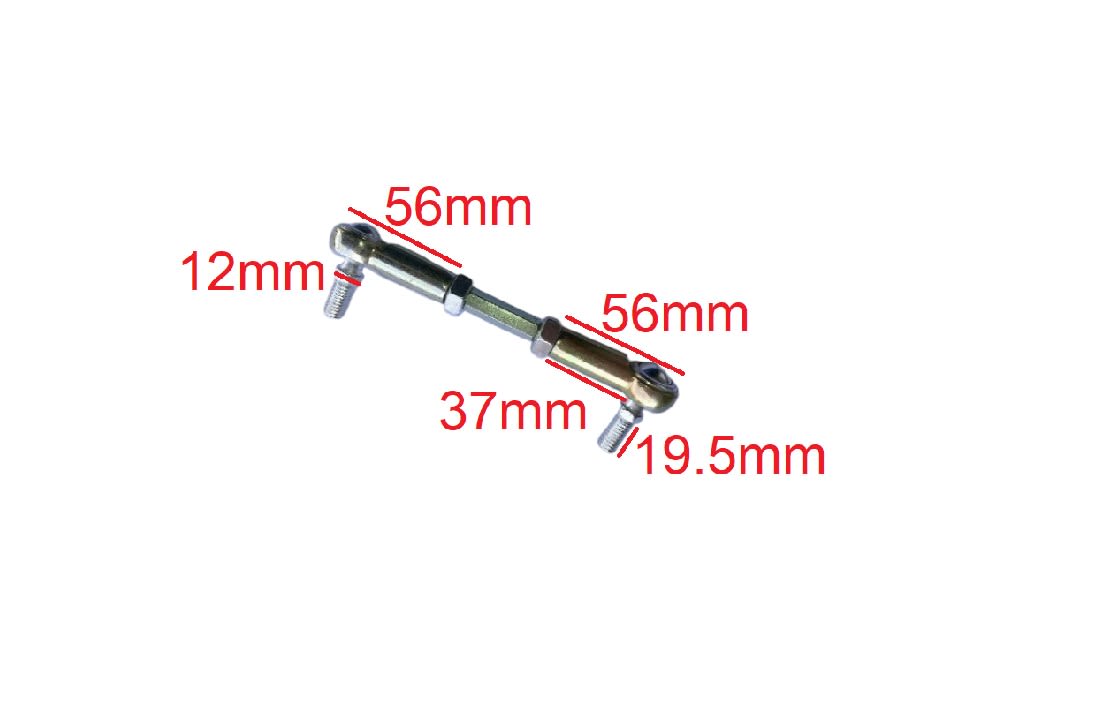 Barra Terminal Dirección EJ-35 L1-135-L2-160 e Hilo 10mm Moto ATV5