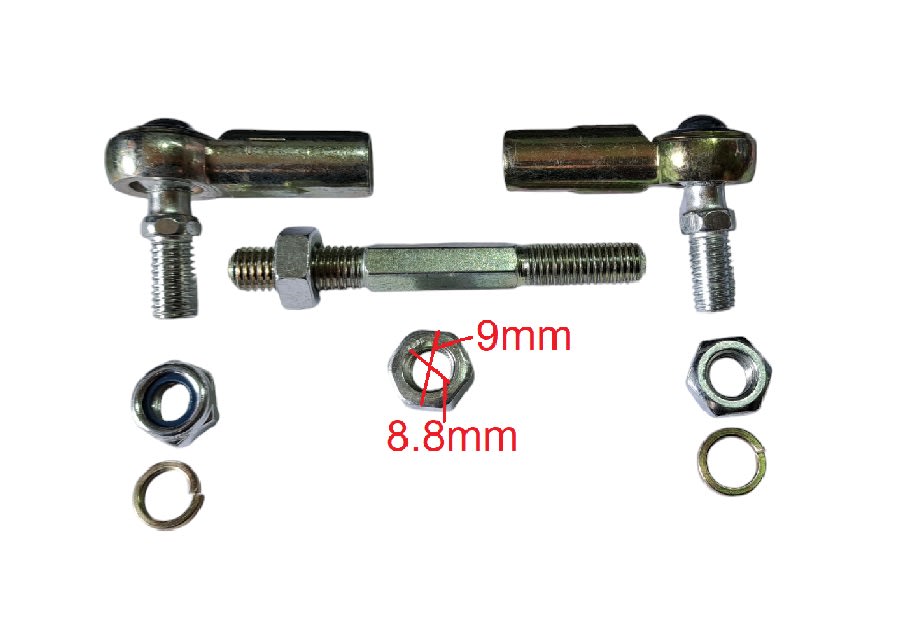 Barra Terminal Dirección EJ-35 L1-135-L2-160 e Hilo 10mm Moto ATV2