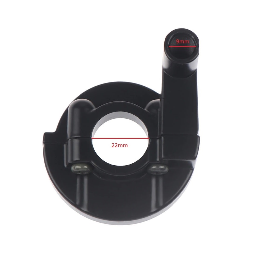 Kit Puños Alto Piola Y Carro Acelerador 22mm Negro4