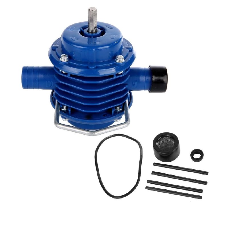 Bomba agua de taladro manual mini autocebante plástico9
