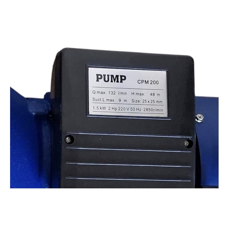 Bomba CPM-200 220V 2Hp Centrífuga Agua3