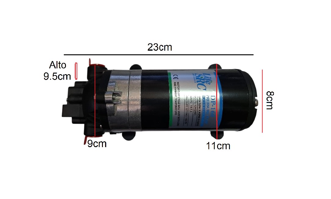 Bomba DP-160 12vdc 05.0L/min 160psi 10.5A agua4
